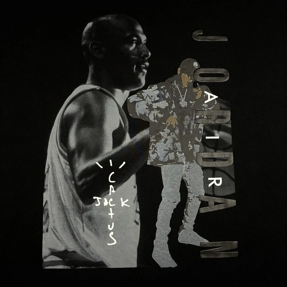 Cactus Jack x Travis Scott x Air Jordan T-Shirt Men's L Black CJ9059-010